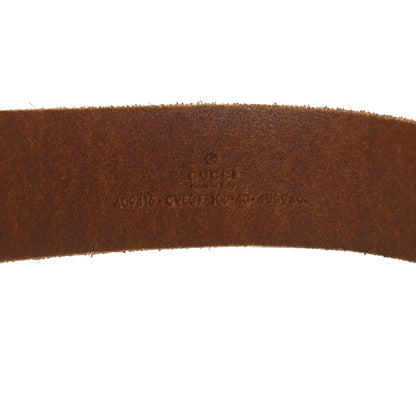 Gucci Faded Calfskin Double G 100 40 Belt 100 40 Cuir 4 of 5