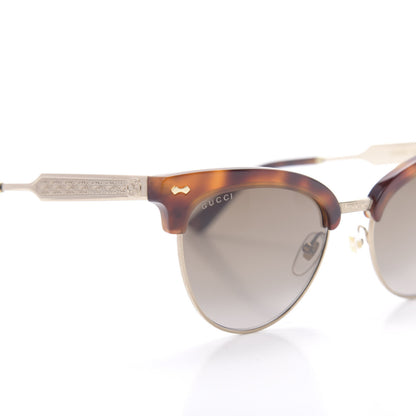 Gucci Acetate Damascato Cat Eye Sunglasses GG0055S Tortoise Gold 7 of 8