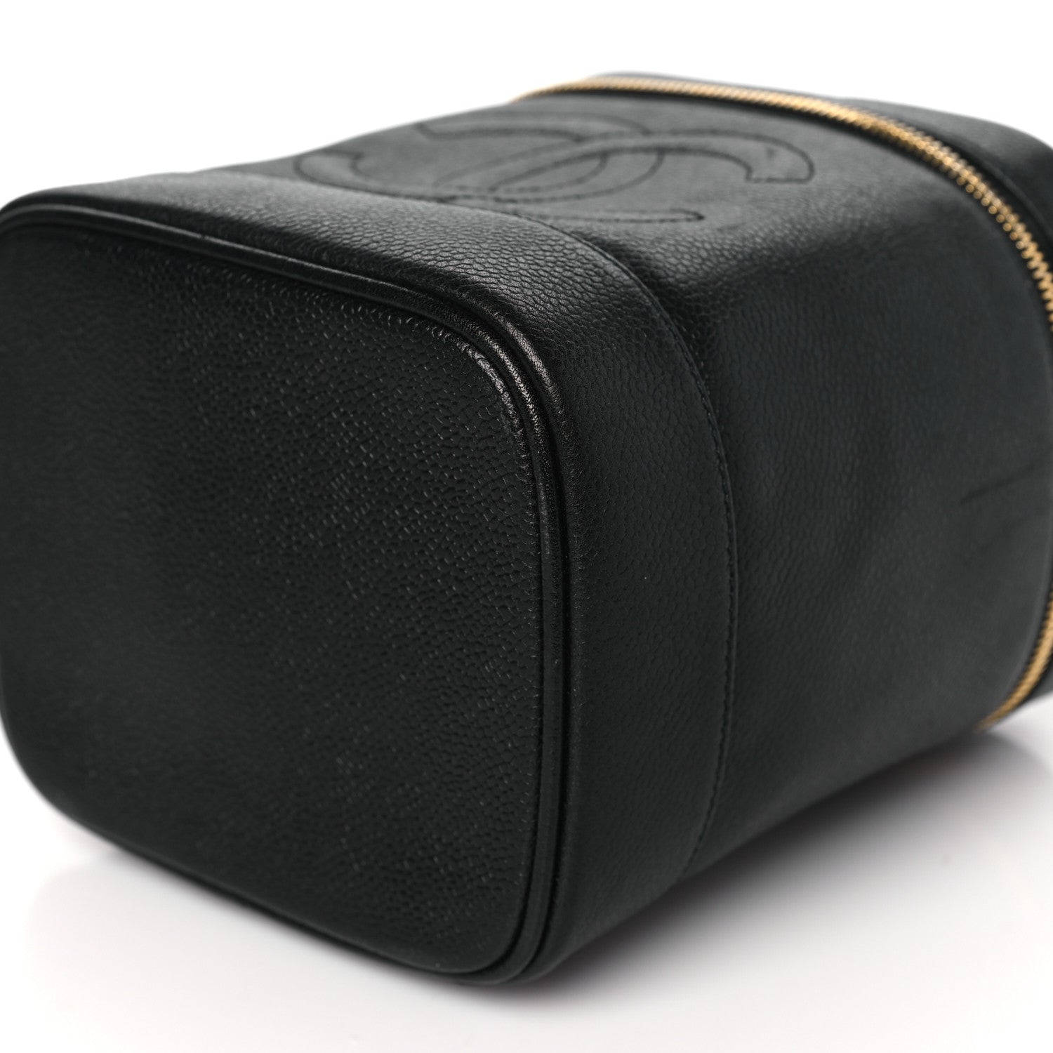 Chanel Caviar Vanity Cosmetic Case Black 11 of 14