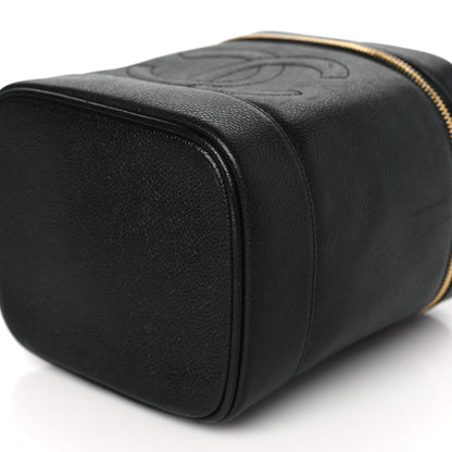 Chanel Caviar Vanity Cosmetic Case Black 11 of 14