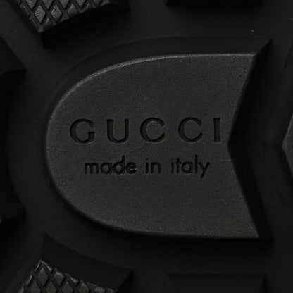 Gucci Magnum Calfskin Nappa Quilted Lace Up Ankle Boots 40.5 Garnet Red 6 of 14
