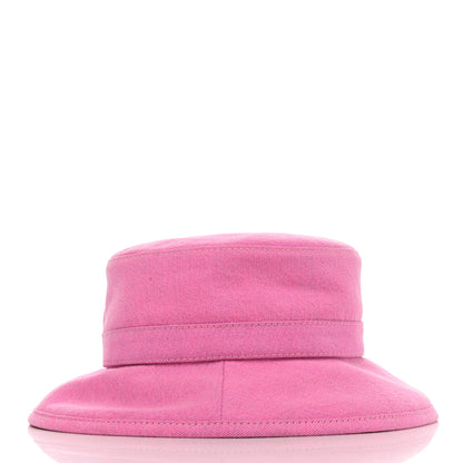 Chanel Denim Logo Bucket Hat M Pink Yellow 5 of 8