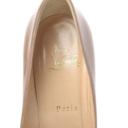 Christian Louboutin Patent Pigalle Follies 100 Pumps 39.5 Nude 7 of 9