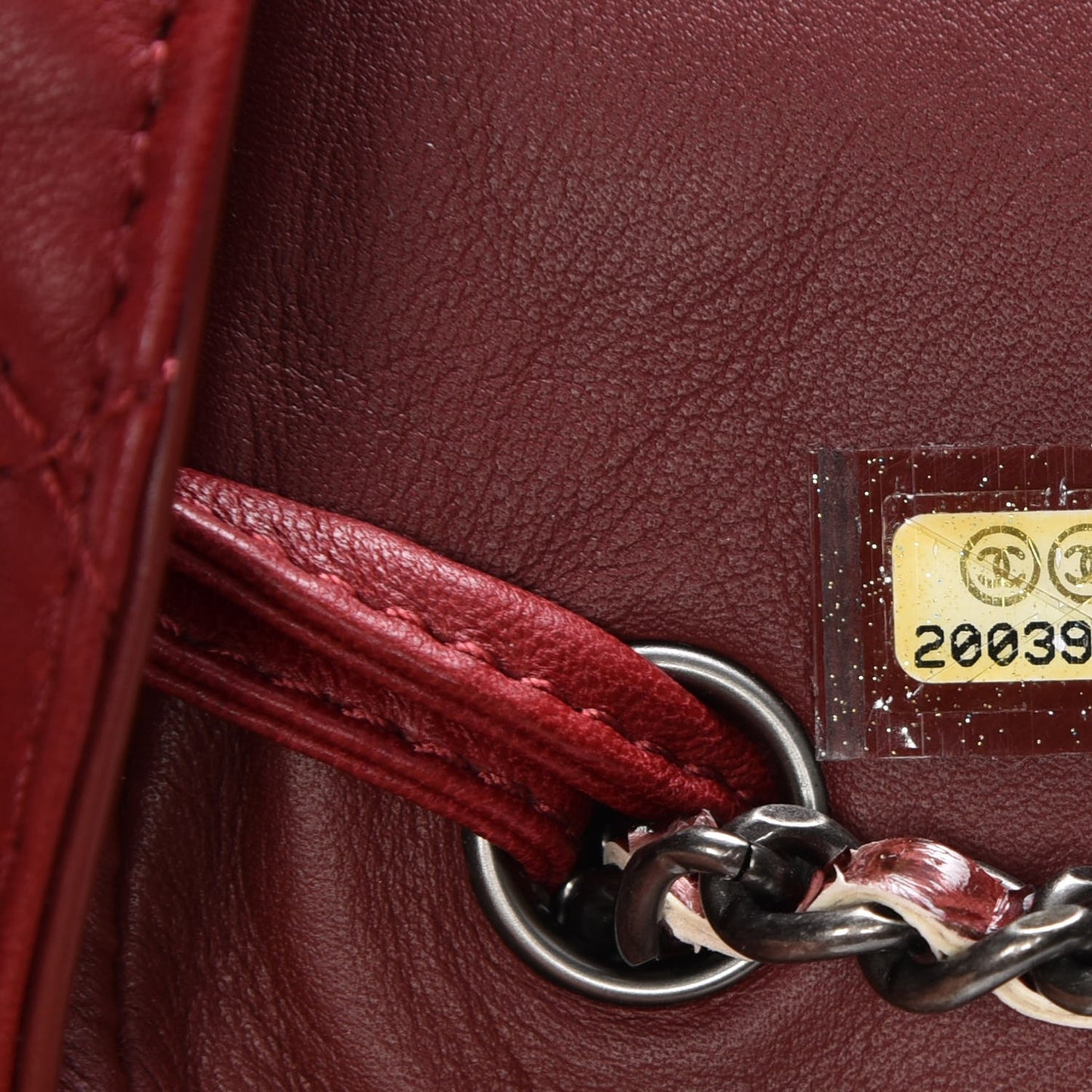 Lambskin Python Quilted Western Baluchon Fringe Bag Red