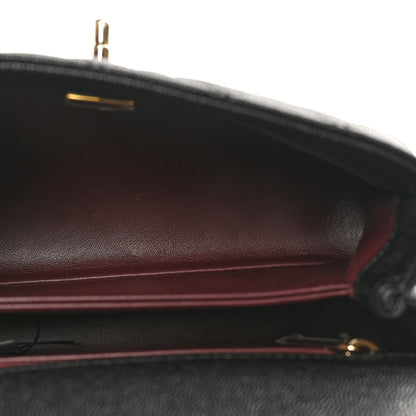 Chanel Caviar Quilted Mini Coco Handle Flap Black Black 5 of 10