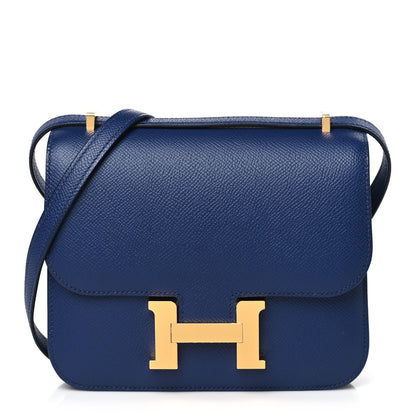 Hermes Epsom Constance 18 Bleu Saphir 1 of 11