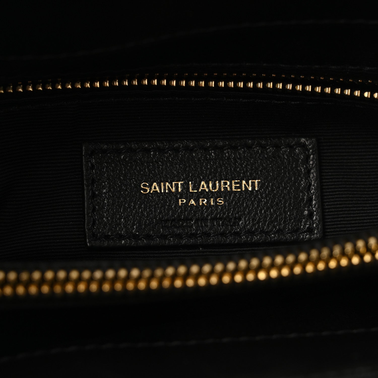 Saint Laurent Calfskin Y Quilted Monogram Medium Loulou Chain Satchel Black 8 of 15