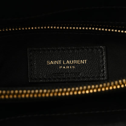 Saint Laurent Calfskin Y Quilted Monogram Medium Loulou Chain Satchel Black 8 of 15