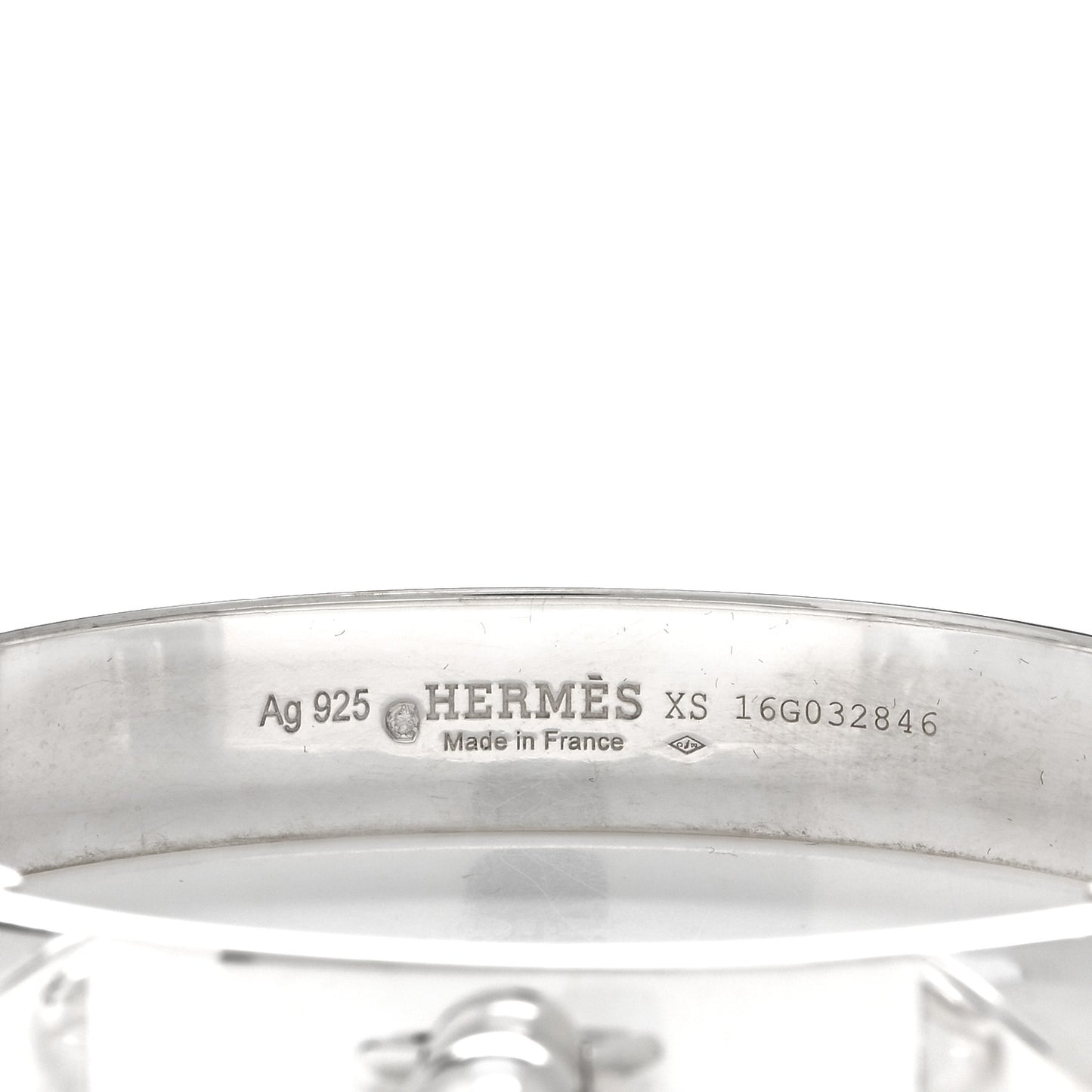 Sterling Silver PM Collier De Chien Bracelet XS
