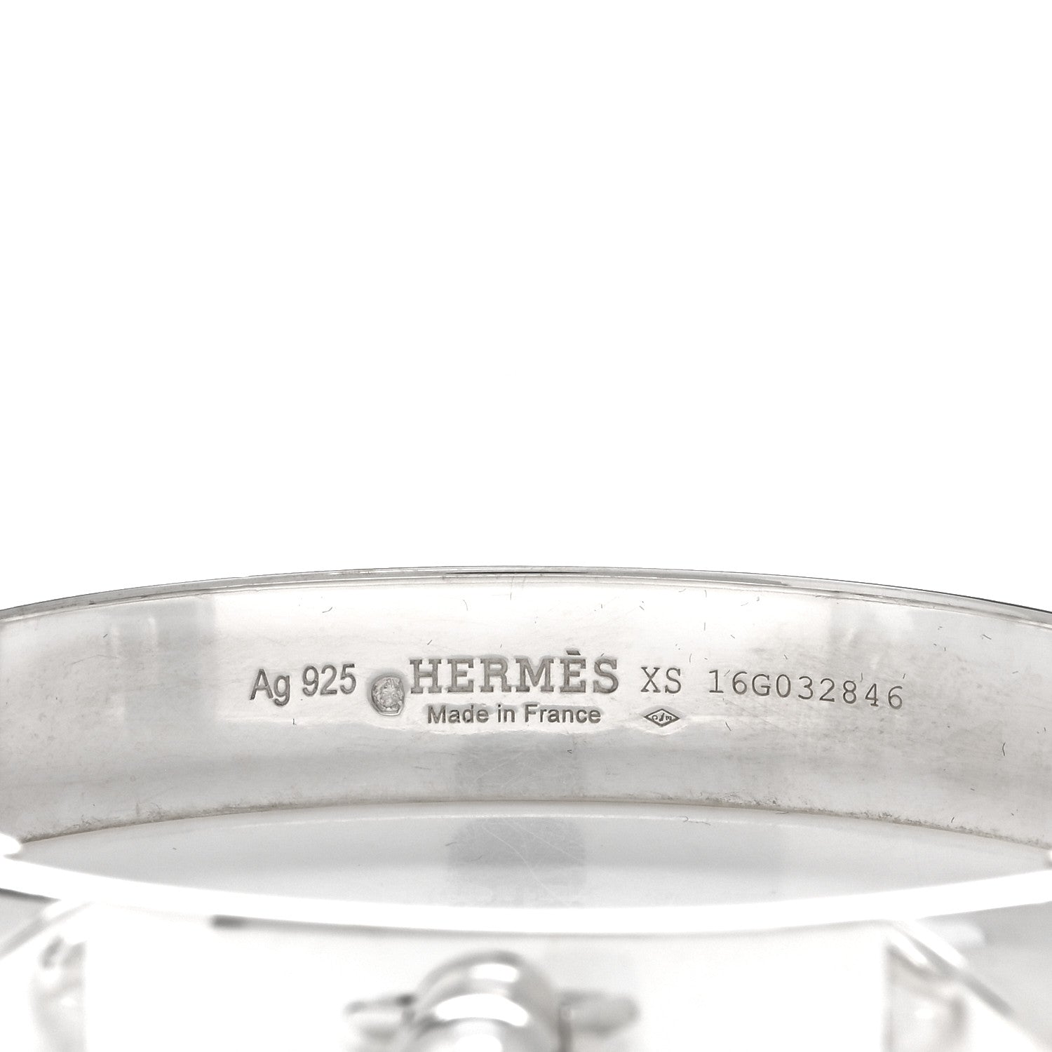 Hermes Sterling Silver PM Collier De Chien Bracelet XS 3 of 3