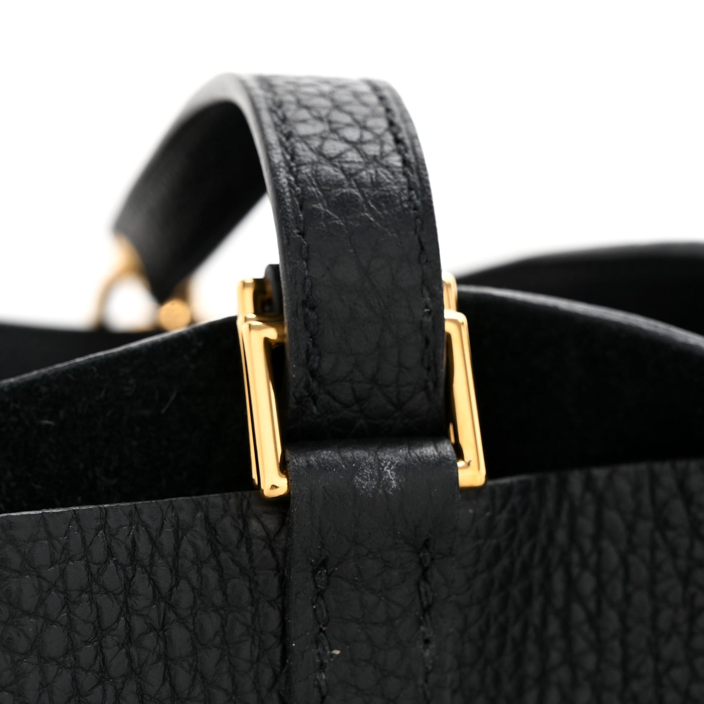 Taurillon Clemence Picotin Lock 22 MM Black