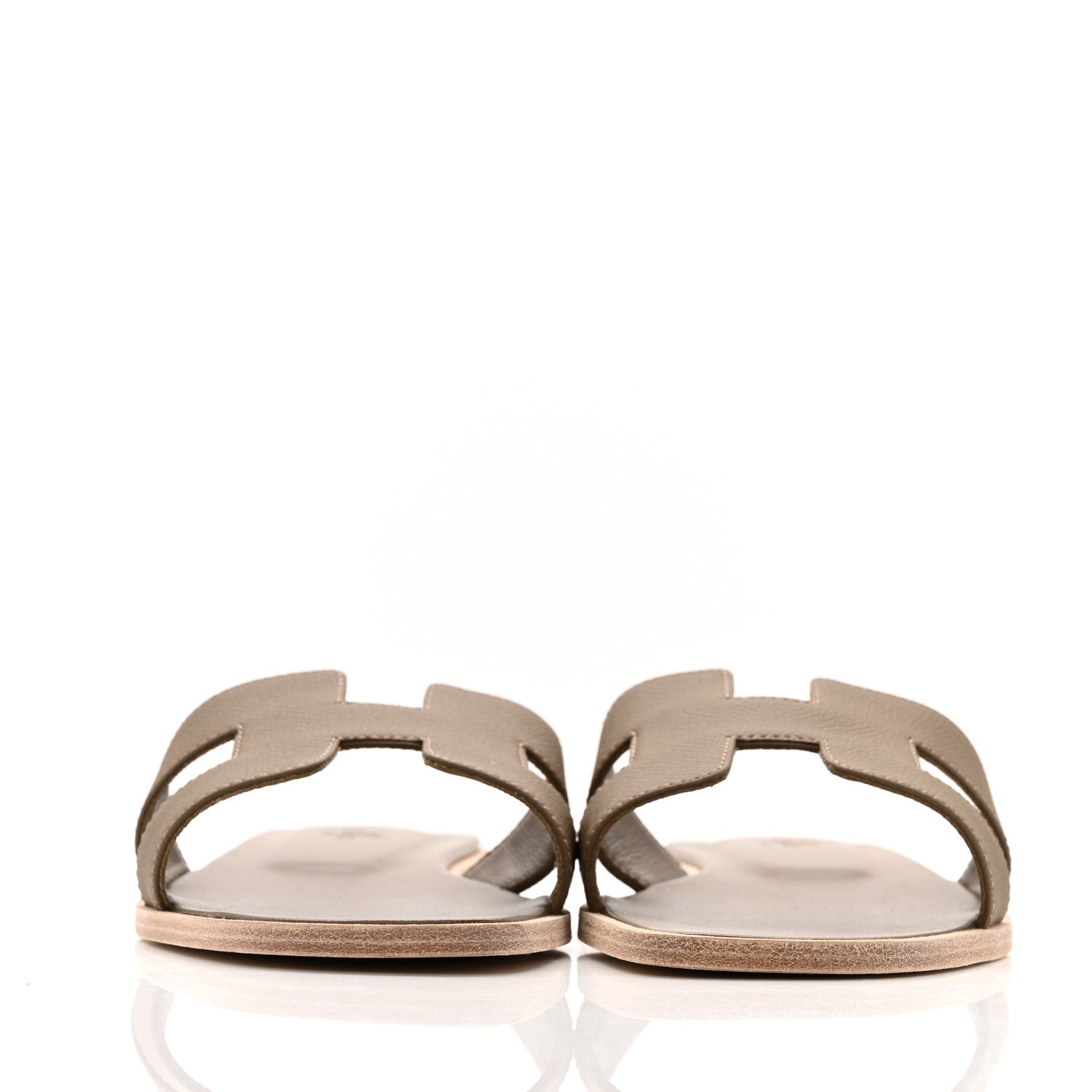 Hermes Epsom Oran Sandals 40 Etoupe 1831289 – FASHIONPHILE