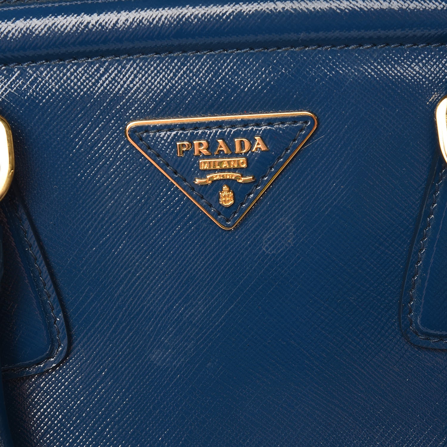 Prada Saffiano Vernice Shopping Tote Azzurro 18 of 18