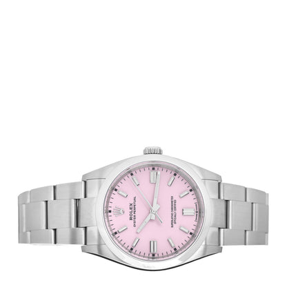 Rolex Stainless Steel 36mm Oyster Perpetual Watch Candy Pink 126000 2 of 4
