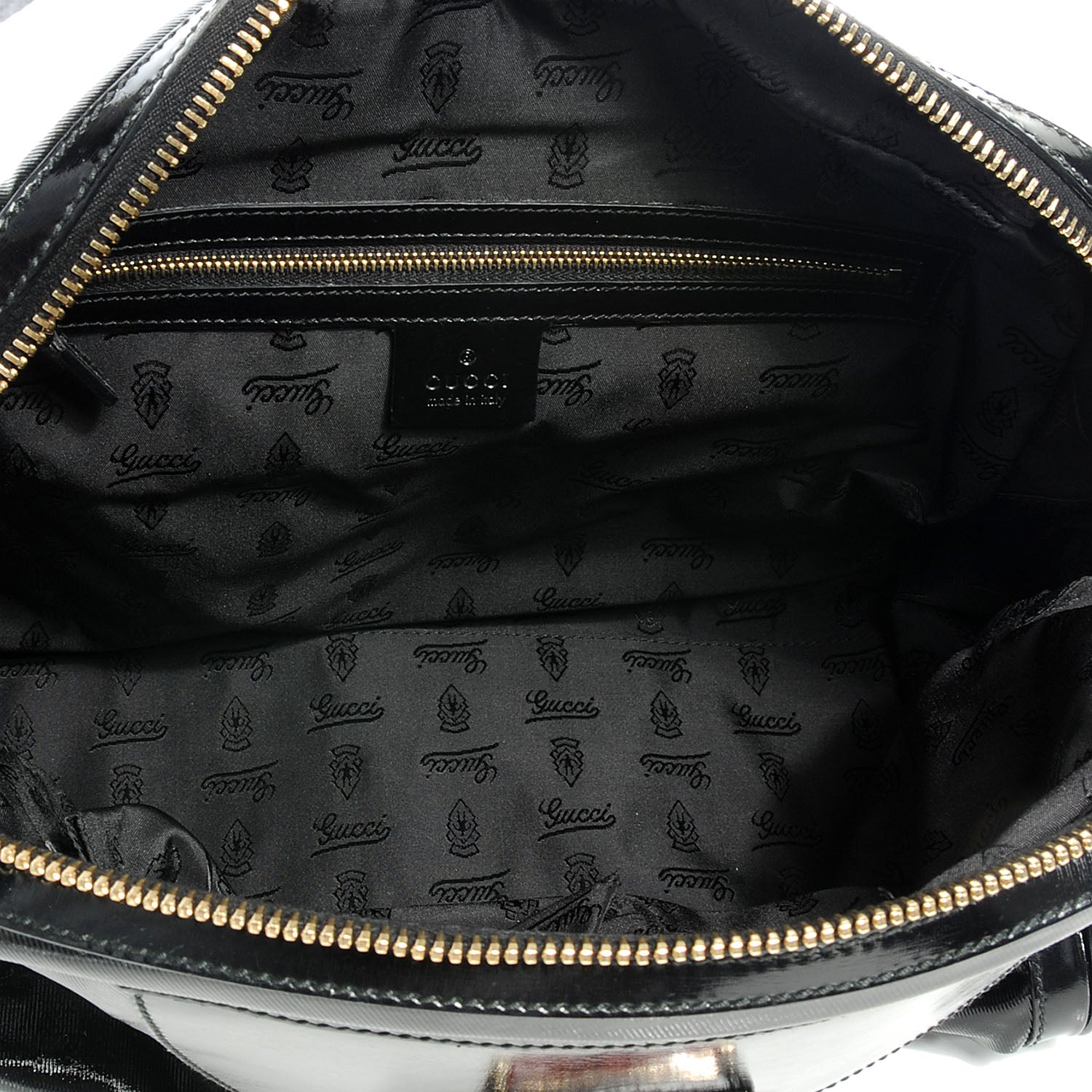 Gucci Dialux Pop Bamboo Top Handle Tote Black 5 of 7