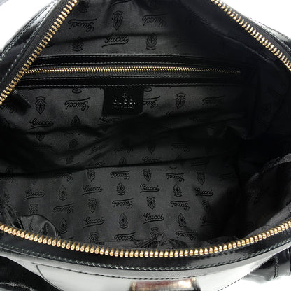 Gucci Dialux Pop Bamboo Top Handle Tote Black 5 of 7
