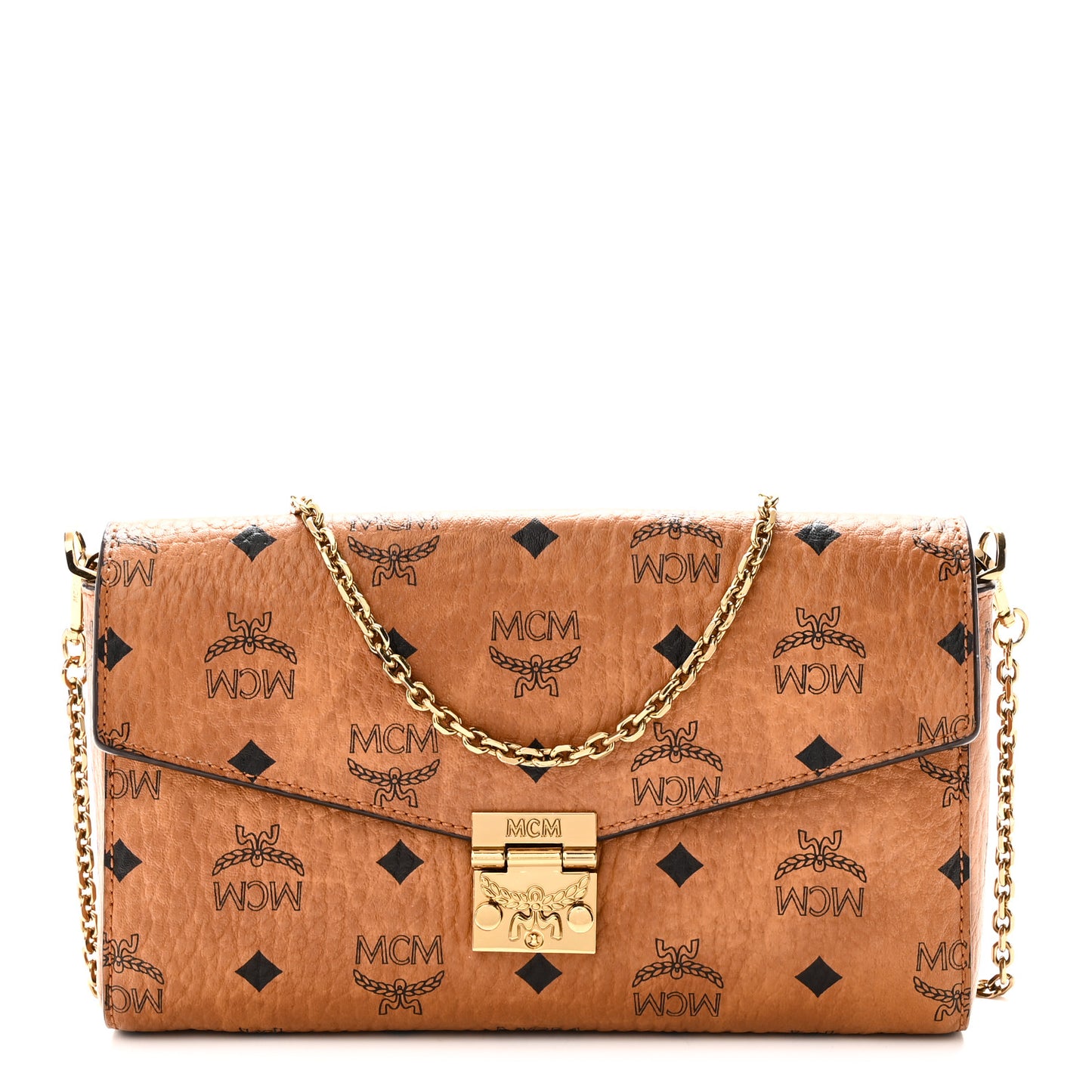 Visetos Millie Wallet On Chain Cognac