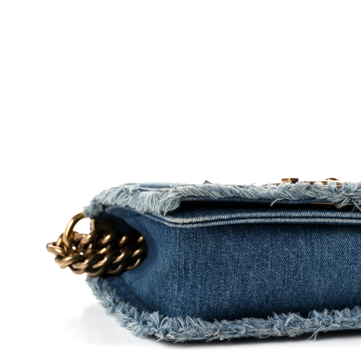 Chanel Denim Patchwork Small Boy Flap Blue 9 of 10