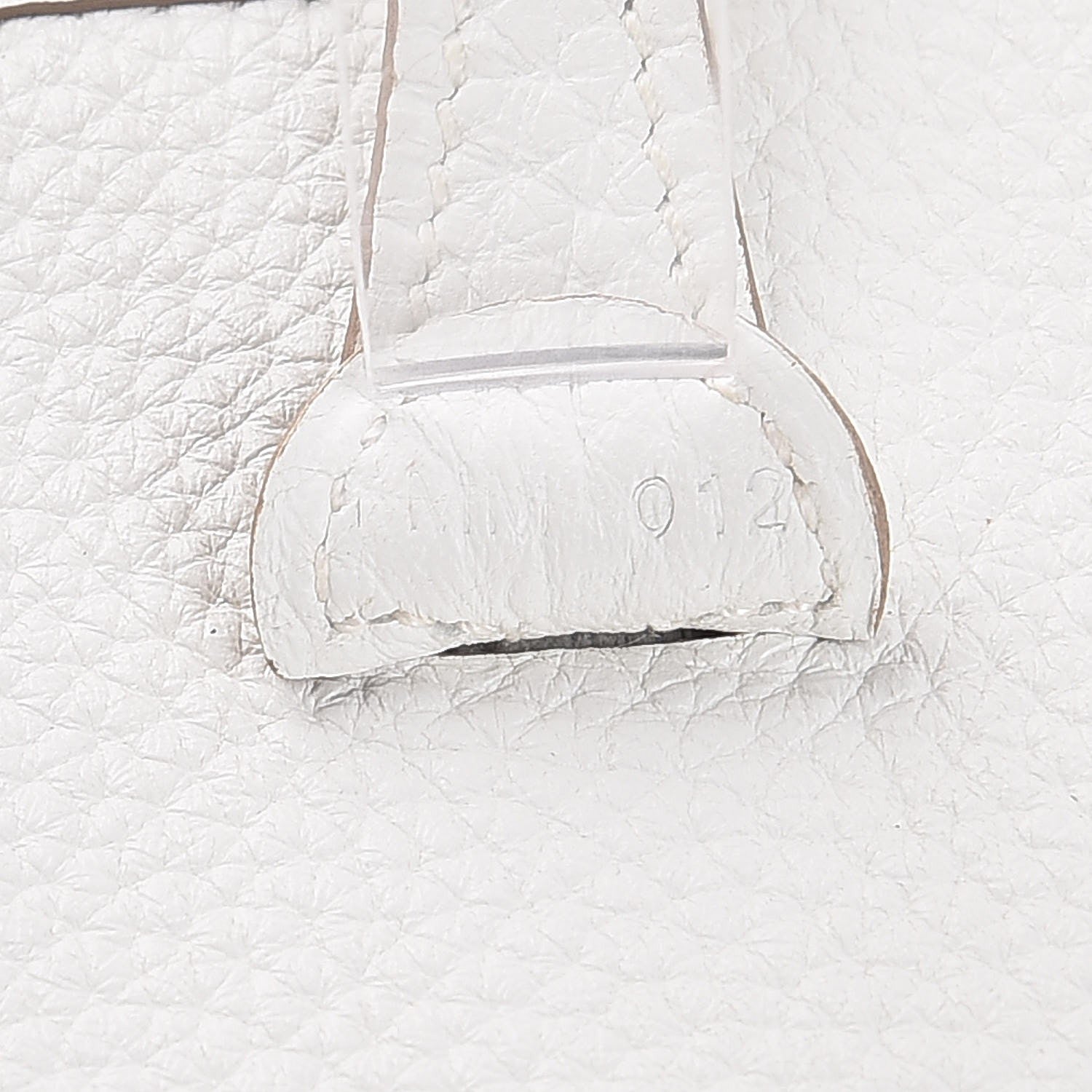Hermes Taurillon Clemence Amazone Evelyne TPM White 7 of 8