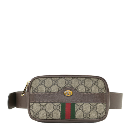 Gucci GG Supreme Monogram Ophidia Belted iPhone Case 85 34 Dark Brown 1 of 11