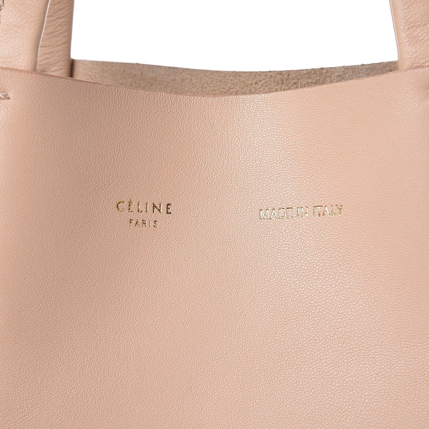 Celine Smooth Lambskin Vertical Side Cabas Blush Black 16 of 19