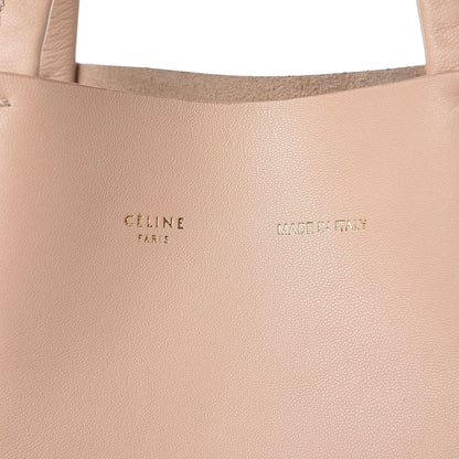 Celine Smooth Lambskin Vertical Side Cabas Blush Black 16 of 19