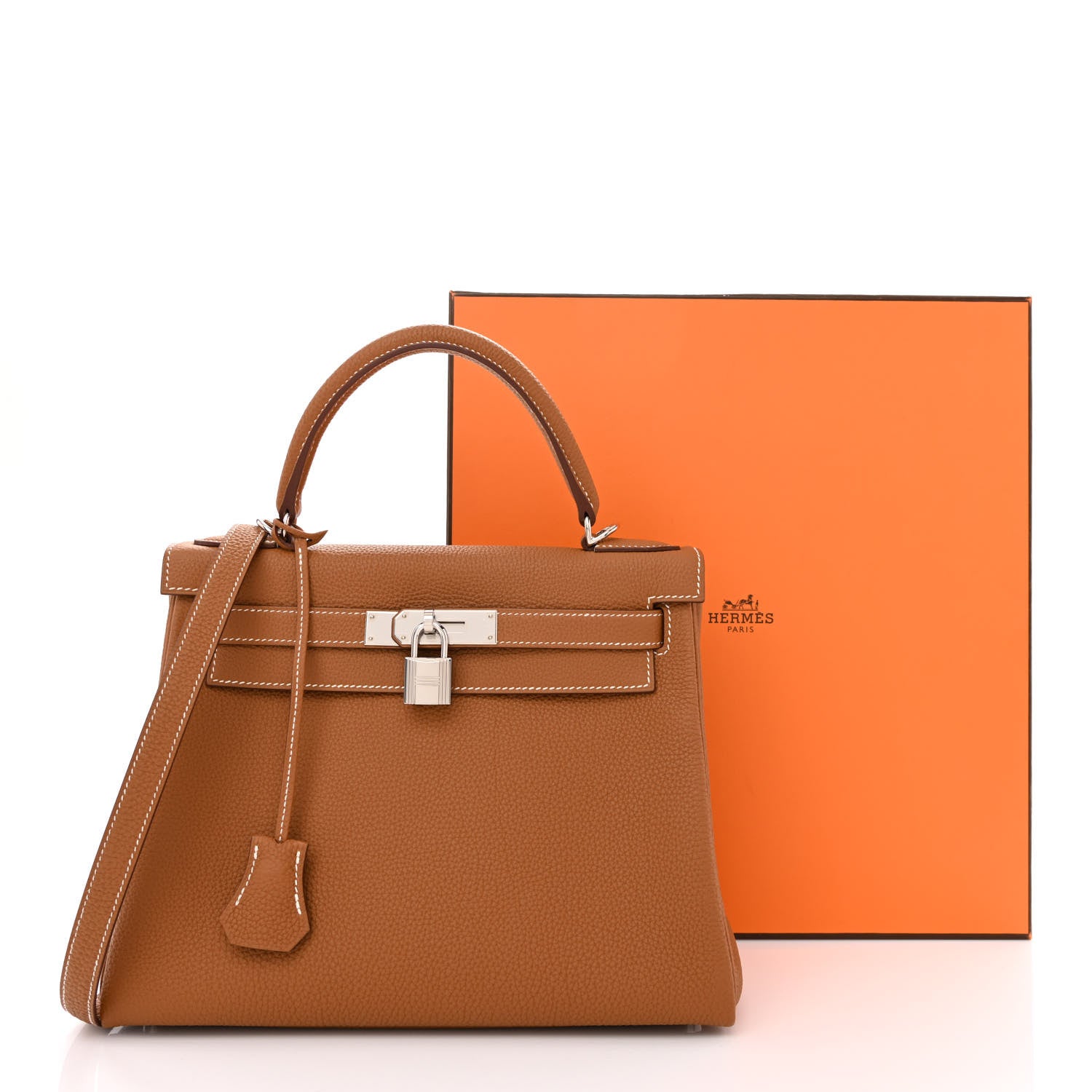 Hermes Togo Kelly Retourne 28 Gold 11 of 11