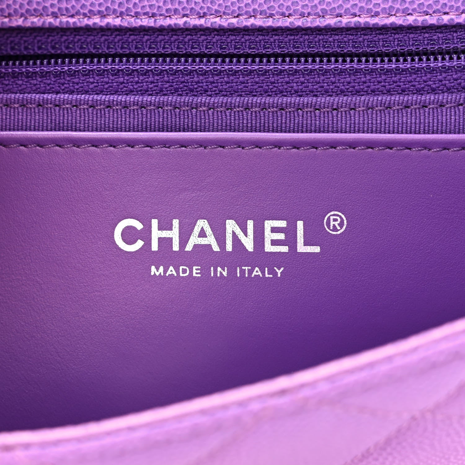 Chanel Shaded Caviar Quilted My Everything Small Flap Purple Light Purple 6 of 11
