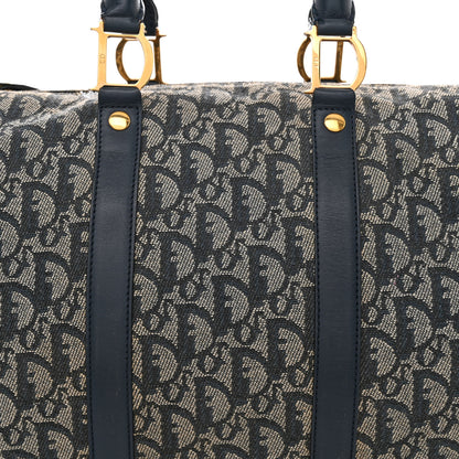 Christian Dior Monogram Boston Navy Blue 8 of 17