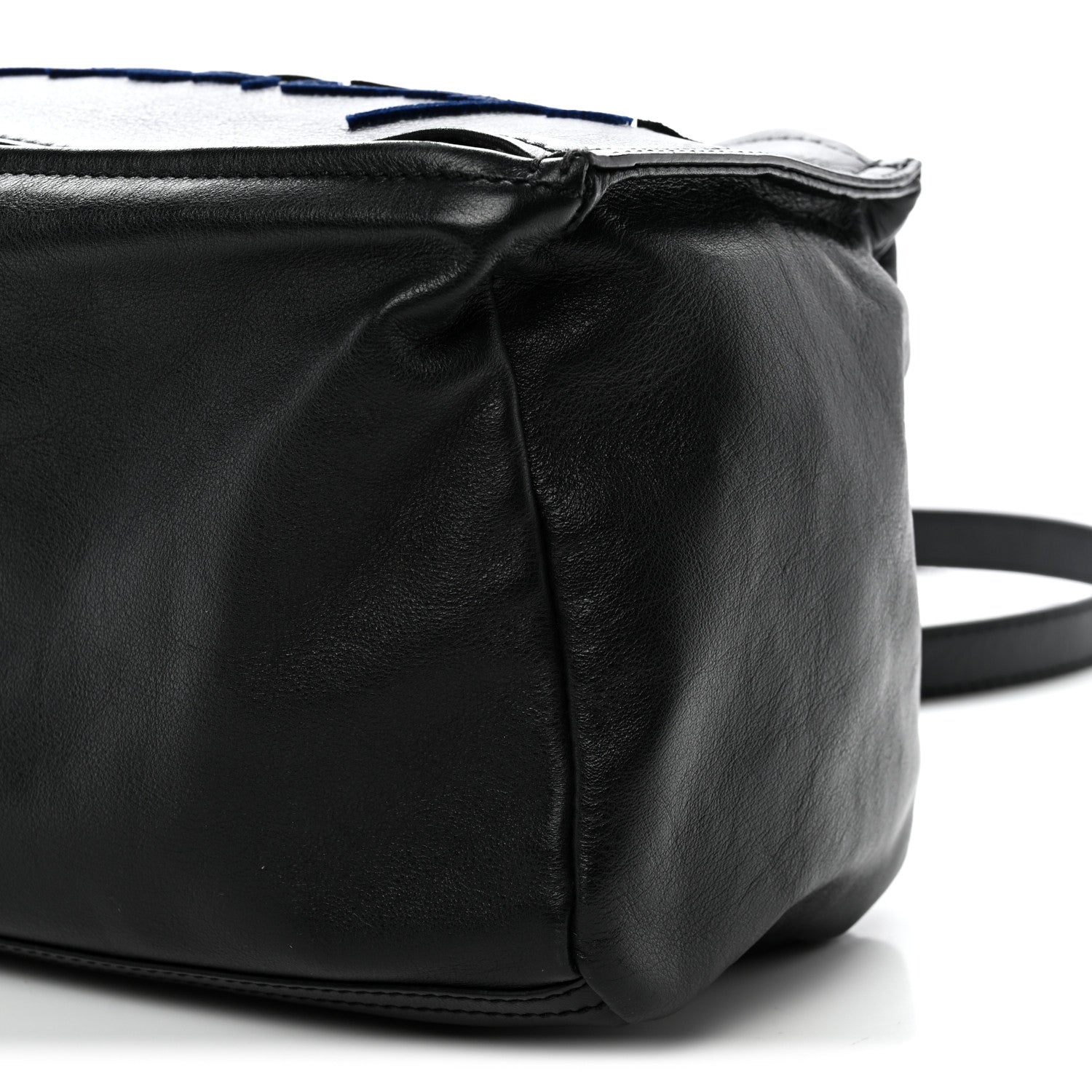 Givenchy Sugar Goatskin Velvet Logo Small Pandora Black 10 of 13