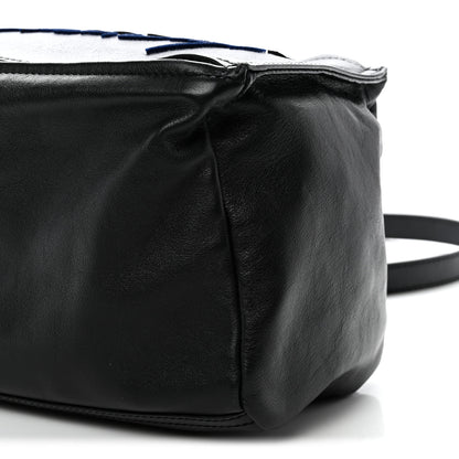 Givenchy Sugar Goatskin Velvet Logo Small Pandora Black 10 of 13