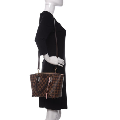 Louis Vuitton Damier Ebene Caissa Tote PM Rose Ballerine 2 of 10