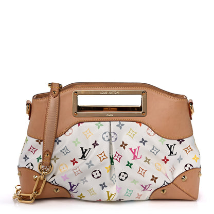 Louis Vuitton Monogram Multicolor Judy MM White 1 of 9