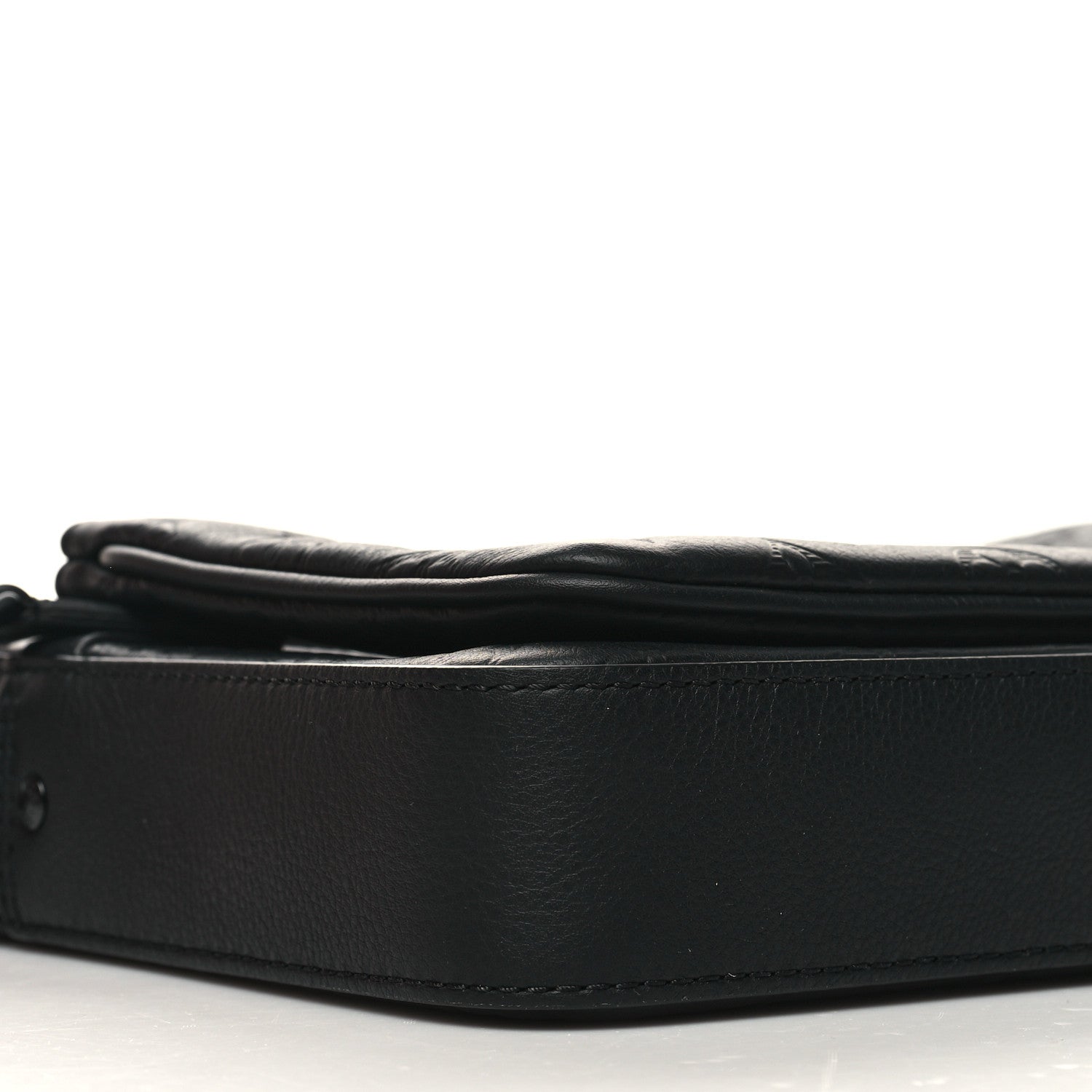 Louis Vuitton Calfskin Monogram Embossed Trio Messenger Black 11 of 13