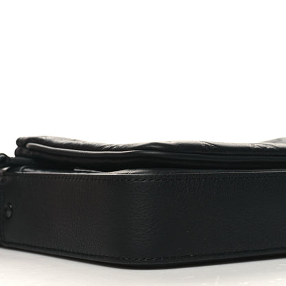 Louis Vuitton Calfskin Monogram Embossed Trio Messenger Black 11 of 13