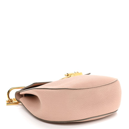 Chloe Grained Lambskin Drew Shoulder Bag Cement Pink 3 of 11