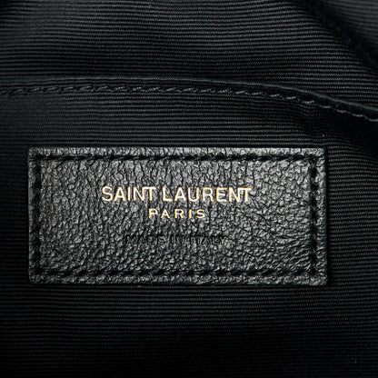 Saint Laurent Calfskin Matelasse Monogram Lou Camera Bag Dark Beige 6 of 11