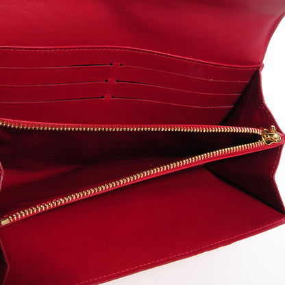 Louis Vuitton Vernis Sarah Wallet Pomme D'Amour 7 of 8