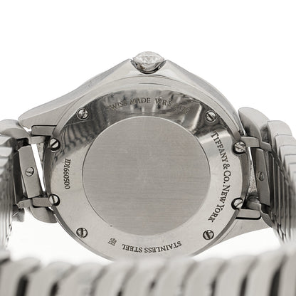 Tiffany Stainless Steel Diamond Bezel 28mm Metro 2-Hand Quartz Watch 4 of 4