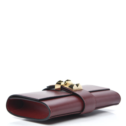 Hermes Tadelakt Medor 23 Clutch Rouge H 4 of 9