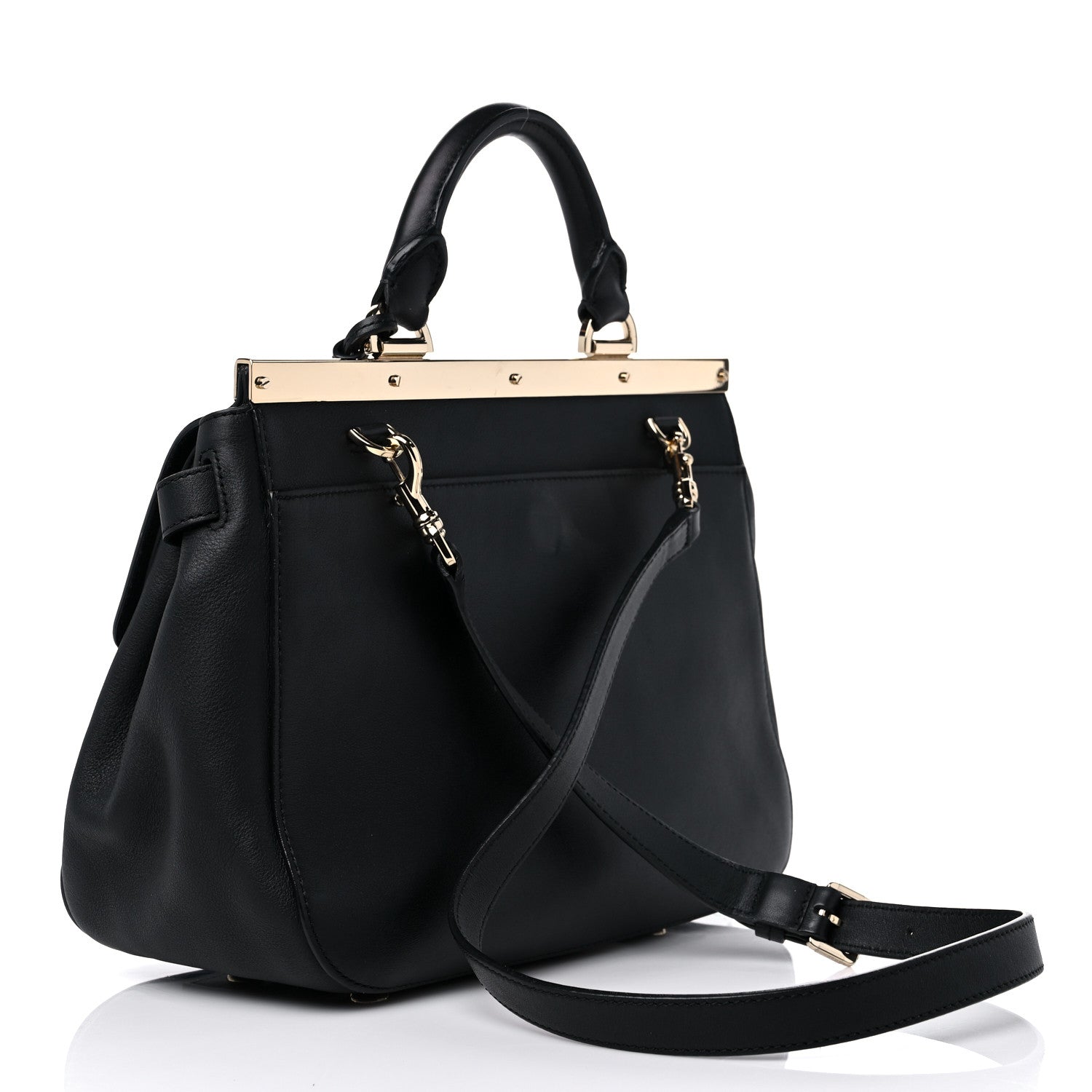Mulberry Calfskin Suffolk Black 3 of 11