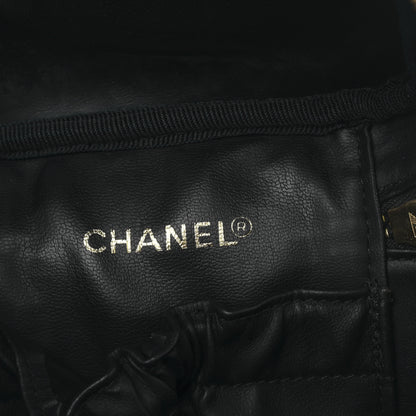 Chanel Lambskin Vanity Cosmetic Case Black 6 of 11
