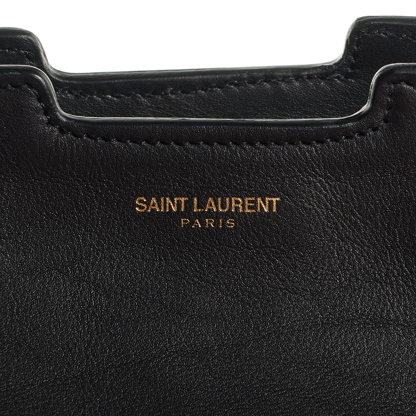 Calfskin Medium Classic Cabas Y Bag Black