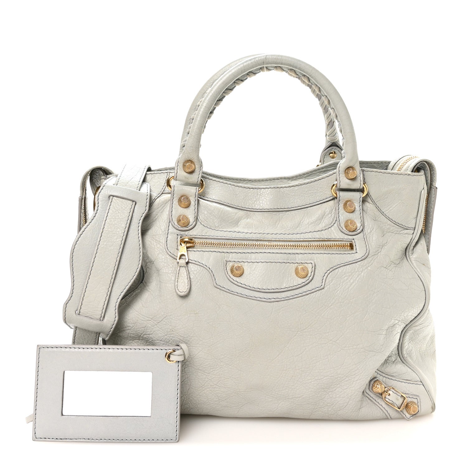 Balenciaga Agneau Giant 12 Gold Hardware Velo Gris Glace 3 of 11