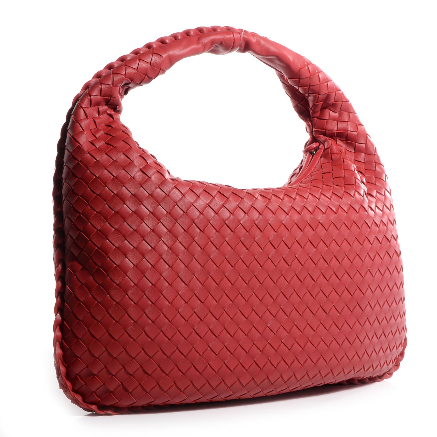 Bottega Veneta Nappa Intrecciato Medium Veneta Hobo Fraise 3 of 8