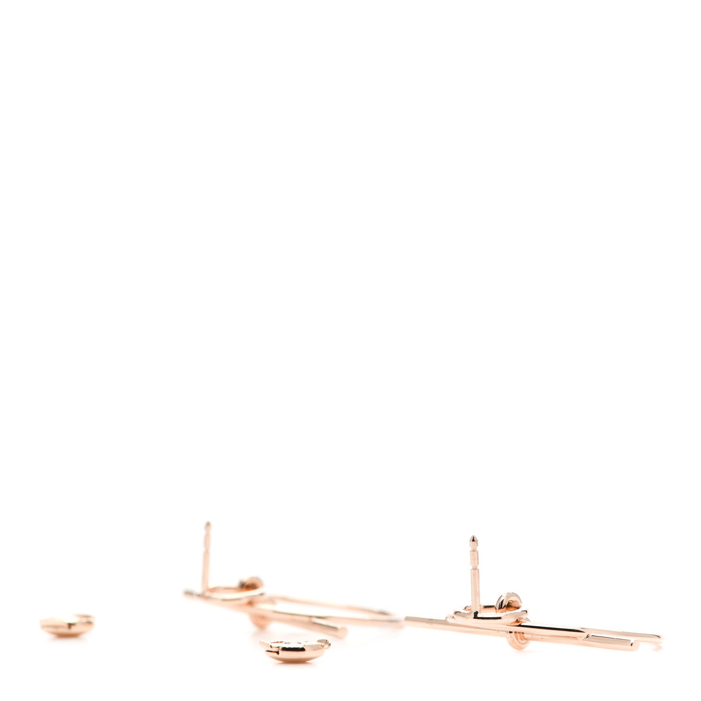 18K Rose Gold PM Loop Earrings