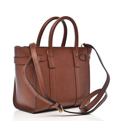 Mulberry Small Classic Grain Mini Zipped Bayswater Oak 3 of 10
