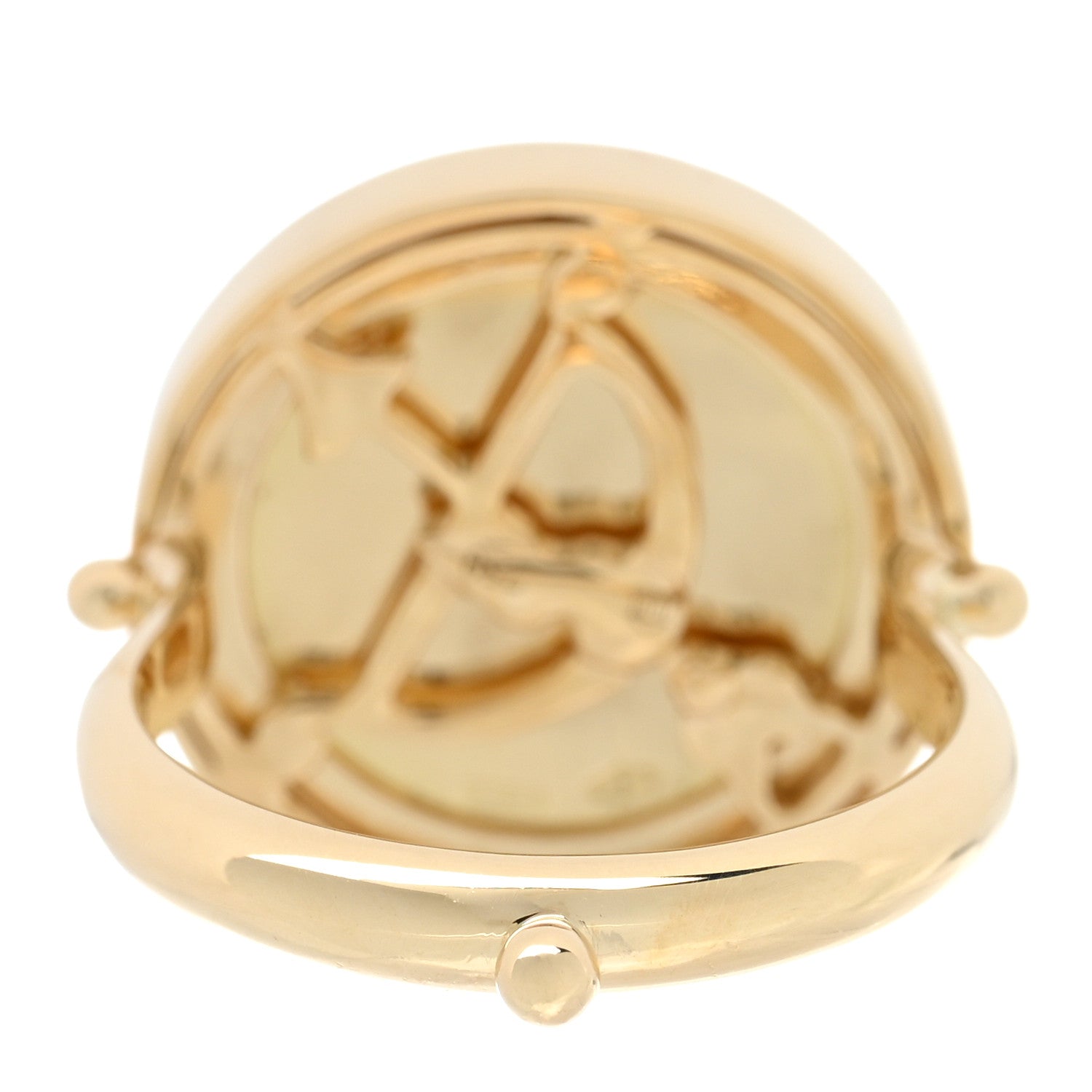 Temple St. Clair 18K Yellow Gold Sapphire Large Angel Rainbow Ring 53 6.25 3 of 6