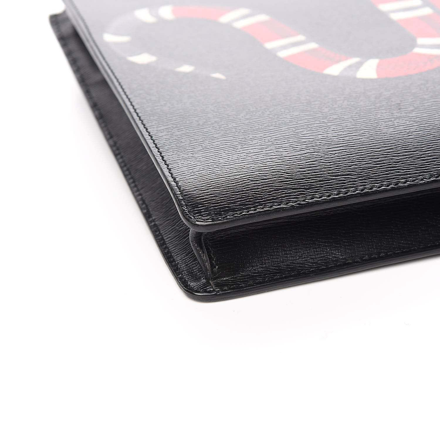 Gucci Calfskin Kingsnake Print Messenger Black 9 of 14