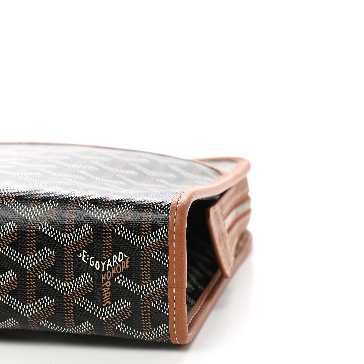 Goyardine Jouvence MM Toiletry Pouch Black Gold